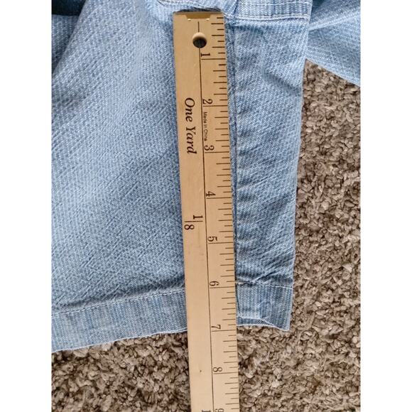 90s High Rise Wide Leg Mom Jean Shorts Gloria Vanderbilt Size 16 Measures 33x7 - Picture 6 of 6